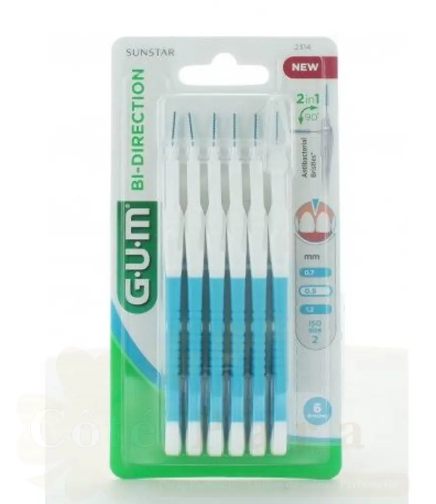 GUM PROXABRUSH 1.2MM FINE REF 2314 NEW