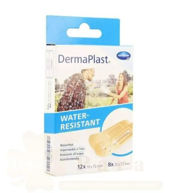 HARTMANN DERMAPLAST PANSEMENT ADHESIF WATER RESISTANT 2 SIZES