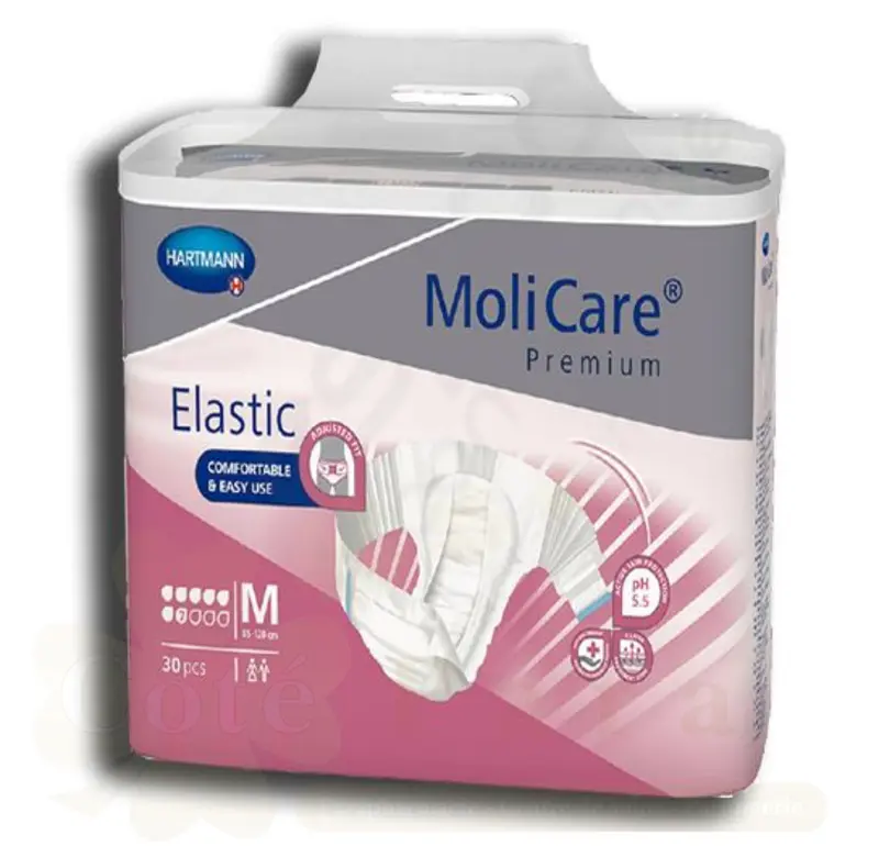 HARTMANN MOLICARE PREMIUM CHANGE ELASTIC 7G TAILLE M NUIT 165372