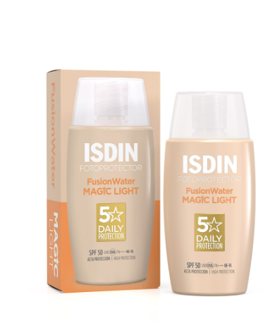 ISDIN FOTOPROTECTOR FUSION WATER MAGIC LIGHT SPF50 50ML
