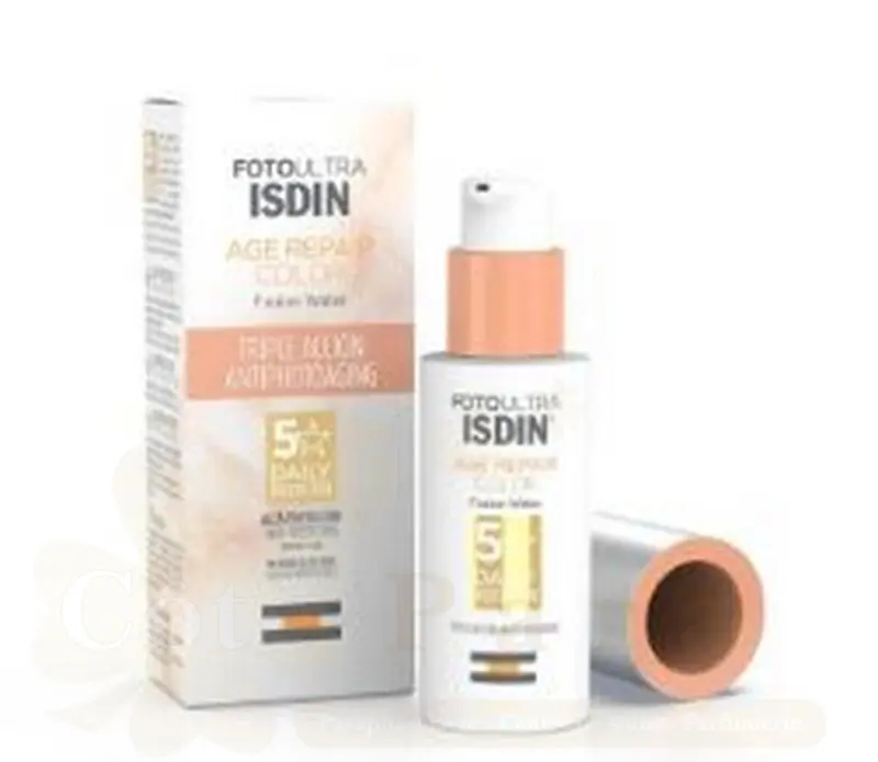 ISDIN FOTOULTRA AGE REPAIR COLOR TRIPLE ACTION SPF50 50ML NEW