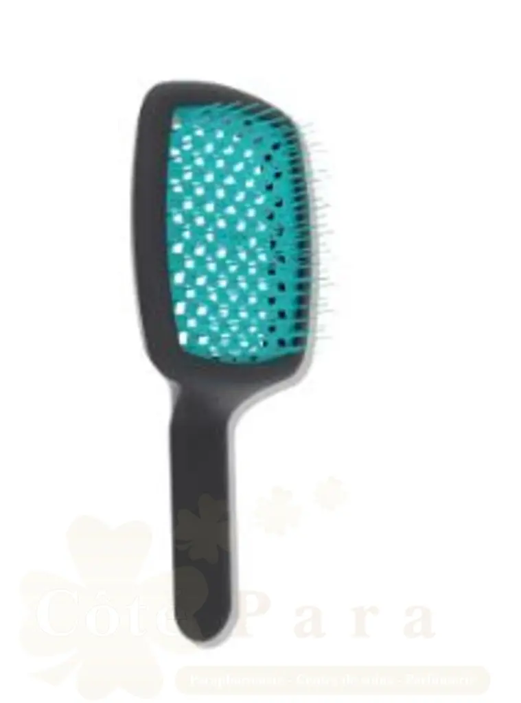 JANEKE CURVY BRUSH DETANGLER BLACK TURQUOISE SP508ANT
