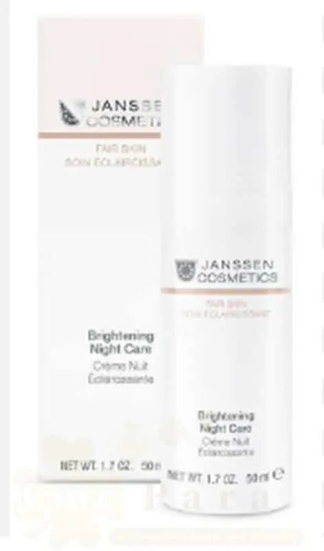 JANSSEN COSMETICS CREME NUIT ECLAIRCISSANT 50ML
