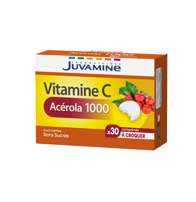 JUVAMINE VITAMINE C ACEROLA 30 COMPRIMES