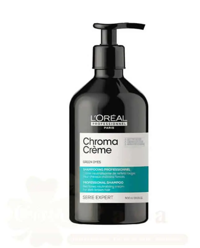 L’OREAL PROFESSIONNEL SERIE EXPERT CHROMA SHAMPOING GREEN DYES ANTI-REFLETS ROUGES 500ML