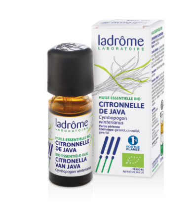LADROME HUILE ESSENTIELLE BIO CITRONNELLE DE JAVA 10ML