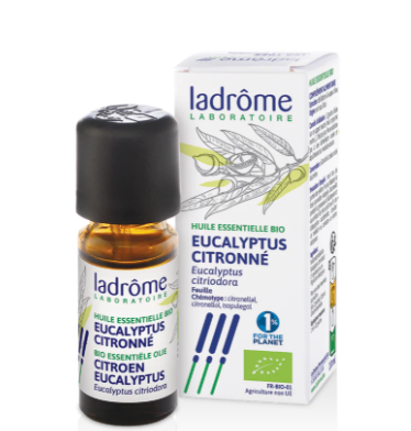 LADROME HUILE ESSENTIELLE BIO EUCALYPTUS CITRONE 10ML