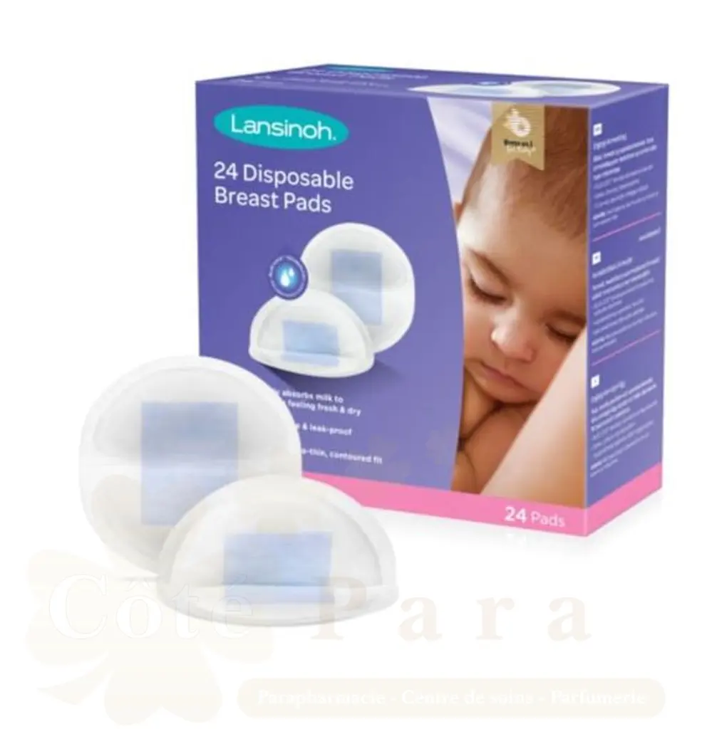 LANSINOH COUSSINETS D’ALLAITEMENT JETABLES 24 U