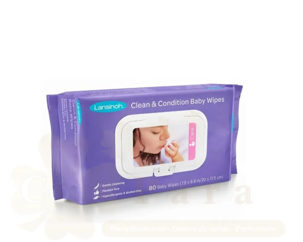 LANSINOH LINGETTES/80