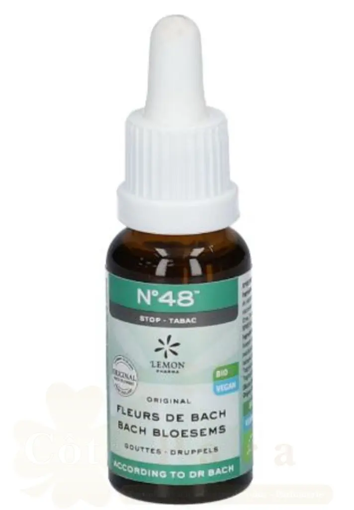 LEMON PHARMA STOP-TABAC GOUTTES FLEURS DE BACH 20ML NEW