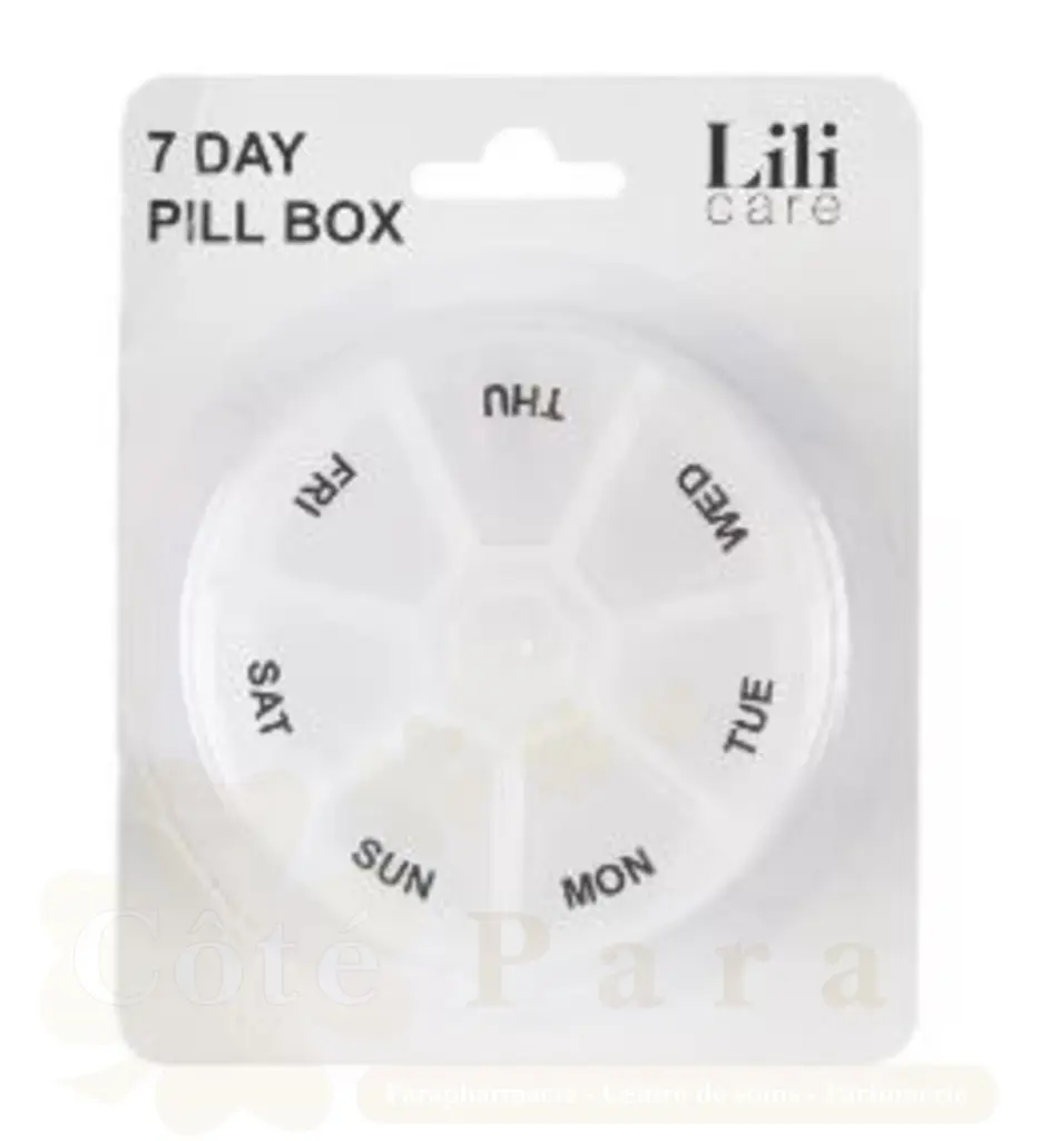 LILI CARE PILL BOX SEMAINE PM
