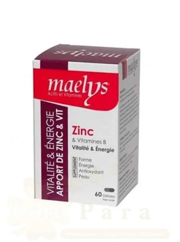 MAELYS ZINC 60 GELULES NEW