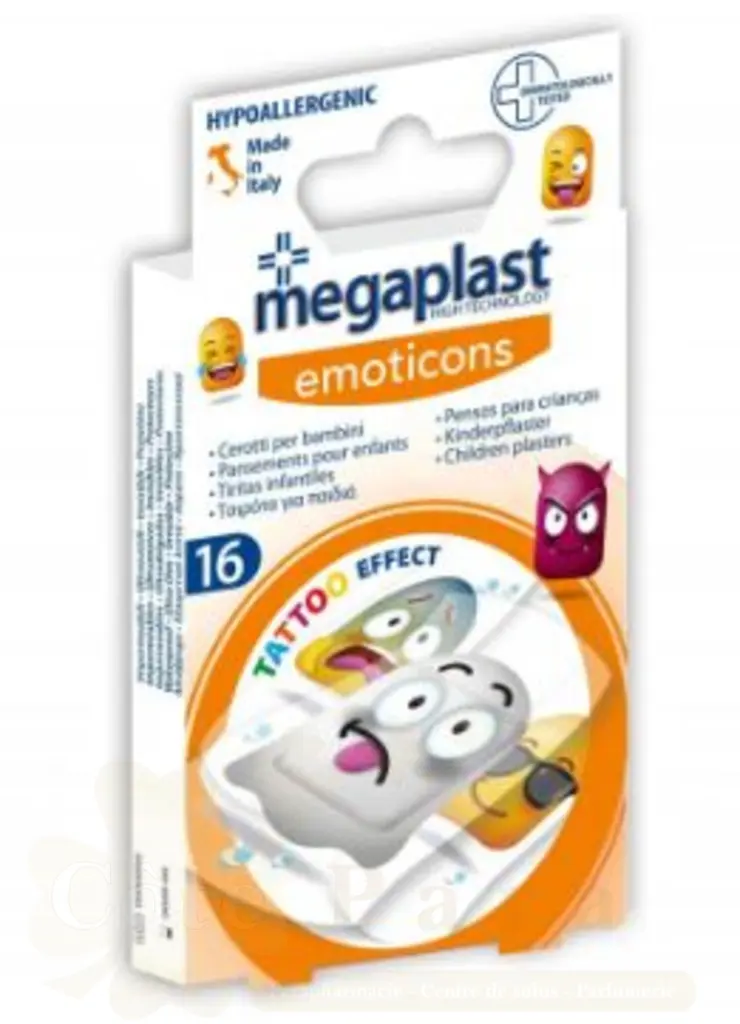 MEGAPLAST PANSEMENT ENFANT TAOU 16 PCS