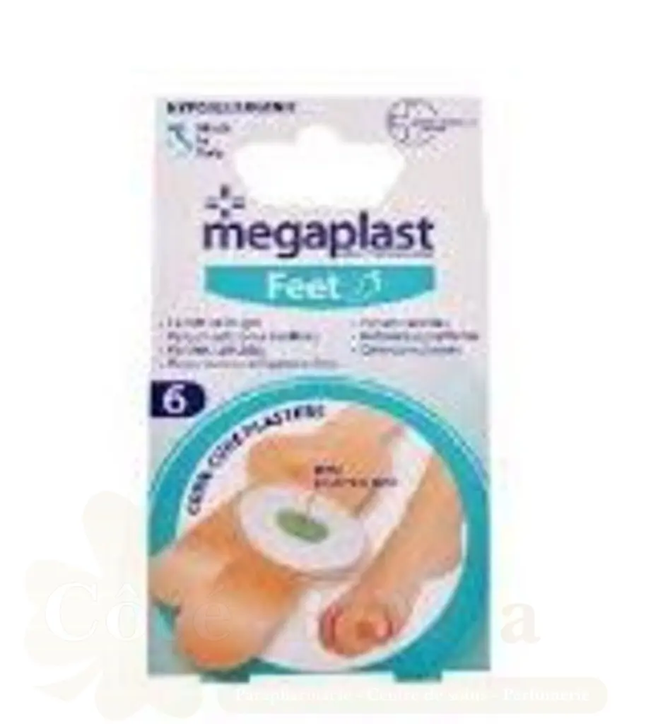 MEGAPLAST PANSEMENT POUR DURILLONS BOITE DE 6 REF130534