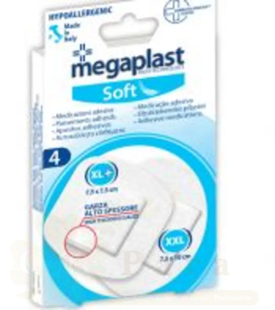 MEGAPLAST SOFT PANSEMENTS ADHESIFS BOITE DE 4 REF 112424