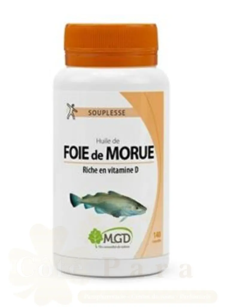 MGD HUILE DE FOIE DE MORUE 270MG 140 CAPS