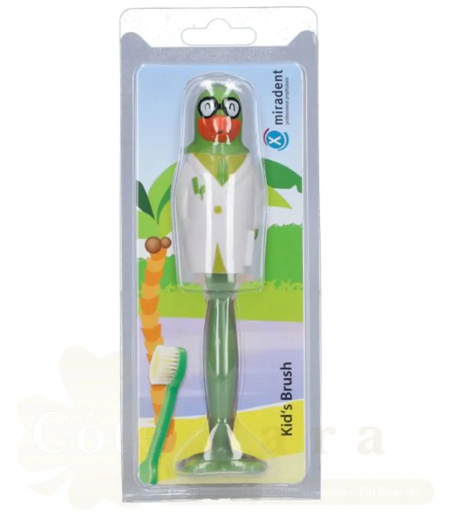 MIRADENT BROSSE A DENTS ENFANT VERT PERROQUET 630047