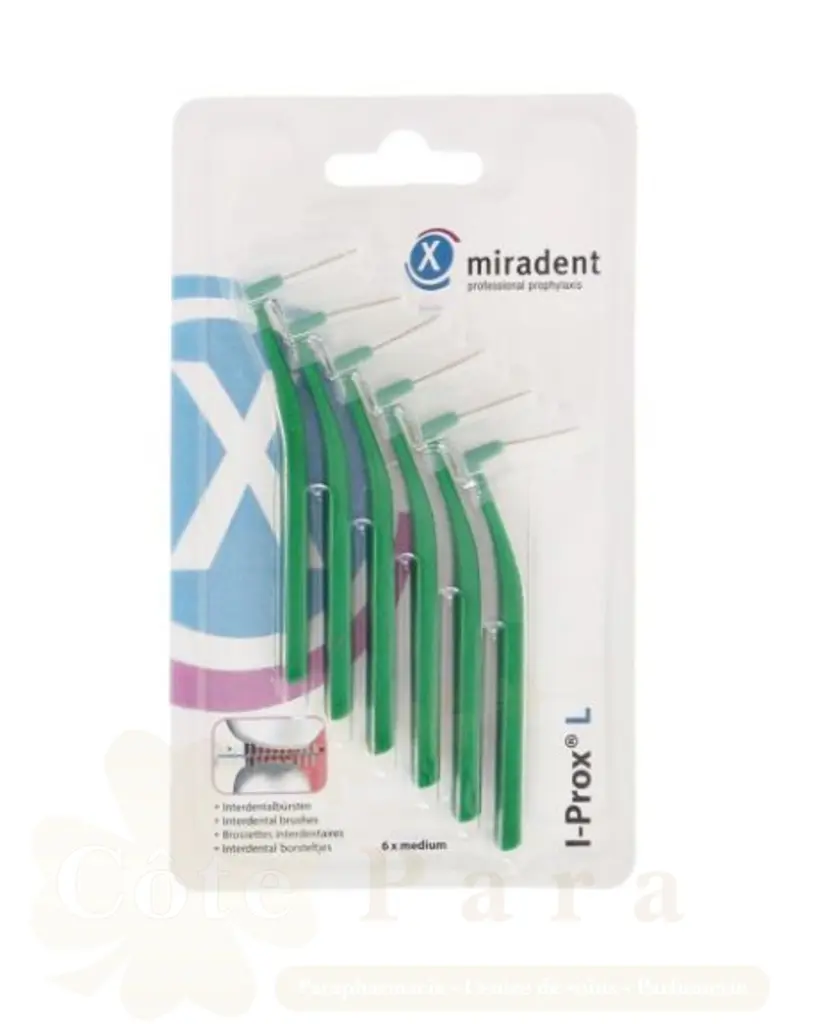 MIRADENT I PROX CHX BROSSETTES INTERDENTAIRES VERTES REF 630095