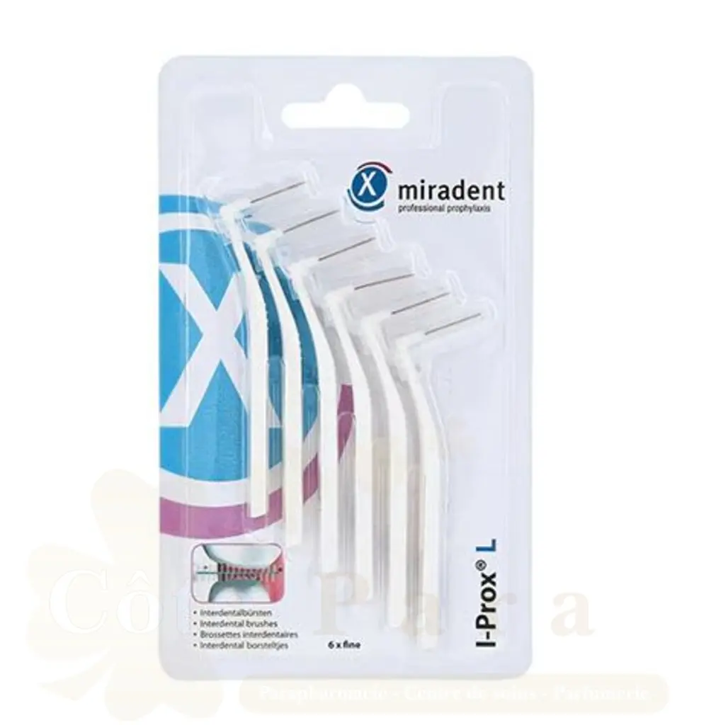 MIRADENT I PROX L CHX BROSSETTES INTERDENTAIRES BLANCHE REF 630212