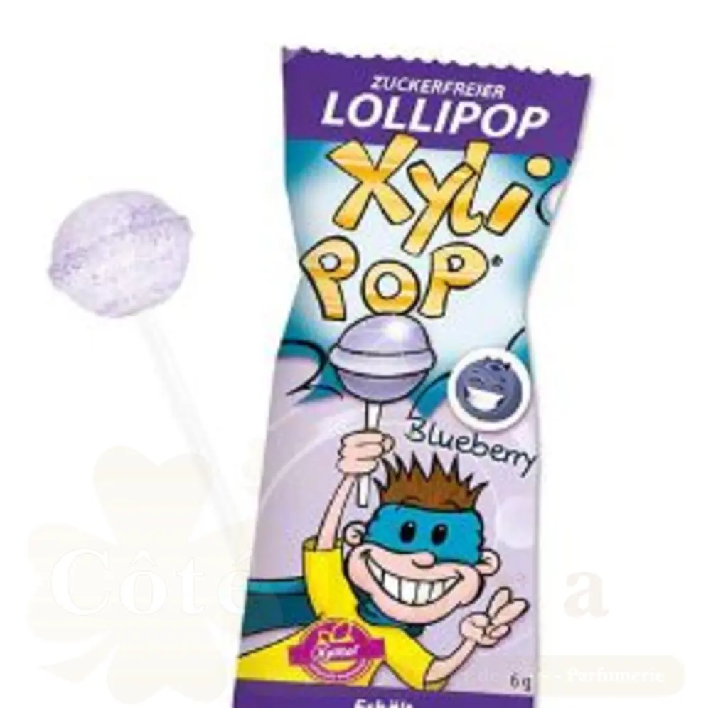 MIRADENT XYLIPOP LOLLI SUCETTE MYRTILLE 6G