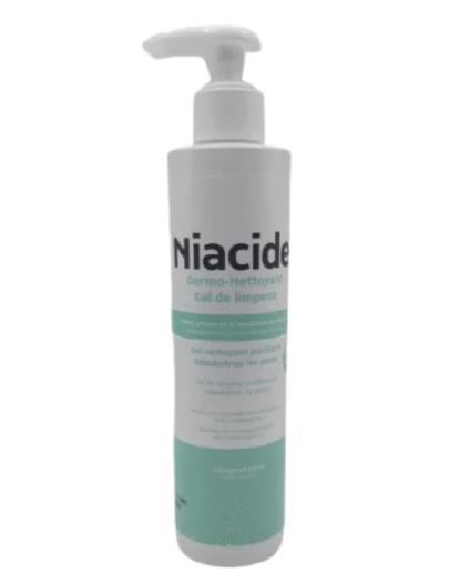 NIACIDE DERMO NETTOYANT 200ML + BROSSE GOMMAGE