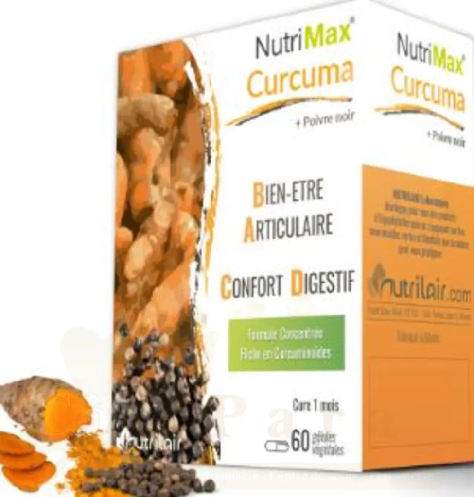 NUTRIMAX CURCUMA +POVRE NOIR 60 GELULES