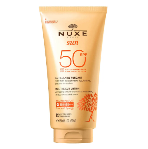 NUXE SUN LAIT FONDANT VISAGE ET CORPS SPF50+ TTP 150ML