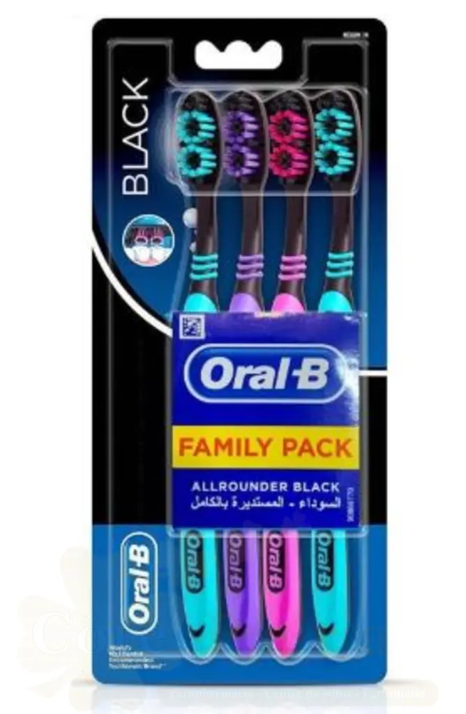ORAL B FAMILY PACK 4 BROSSE A DENT MEDIUM