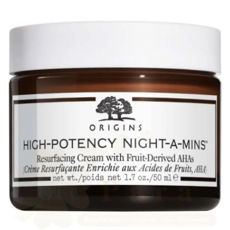 ORIGINS HIGH POTENCY NIGHT A MINS RESURFACING CREAM WHITH FRUIT 50ML