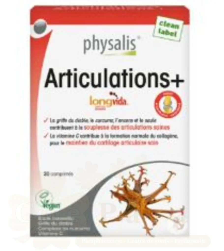 PHYSALIS ARTICULATION+ 30 COMPRIMES