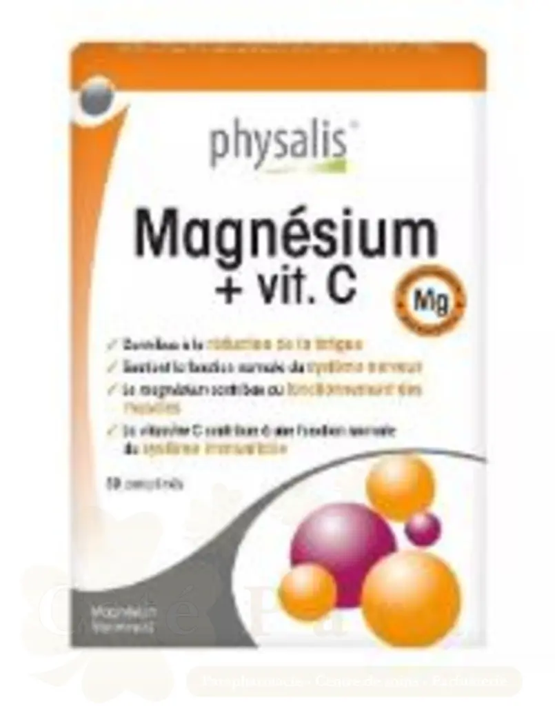 PHYSALIS MAGNESIUM BISGLYCINATE + VIT C 30 COMPRIMES