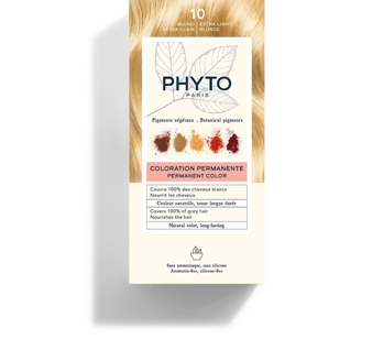 PHYTO PHYTOCOLOR COLORATION PERMANENTE 10 BLOND EXTRA CLAIR