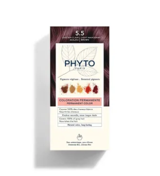 PHYTO PHYTOCOLOR COLORATION PERMANENTE 5.5 CHATAIN CLAIR ACAJOU