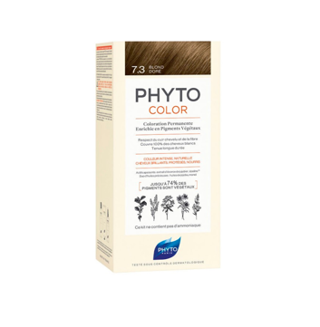 PHYTO PHYTOCOLOR COLORATION PERMANENTE 7.3 BLOND DORE