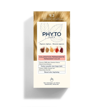 PHYTO PHYTOCOLOR COLORATION PERMANENTE 9.3 BLOND TRES CLAIR DORE