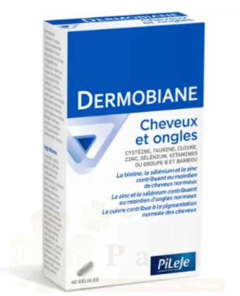 PILEJE DERMOBIANE CHEVEUX ET ONGLES 40 GELULES