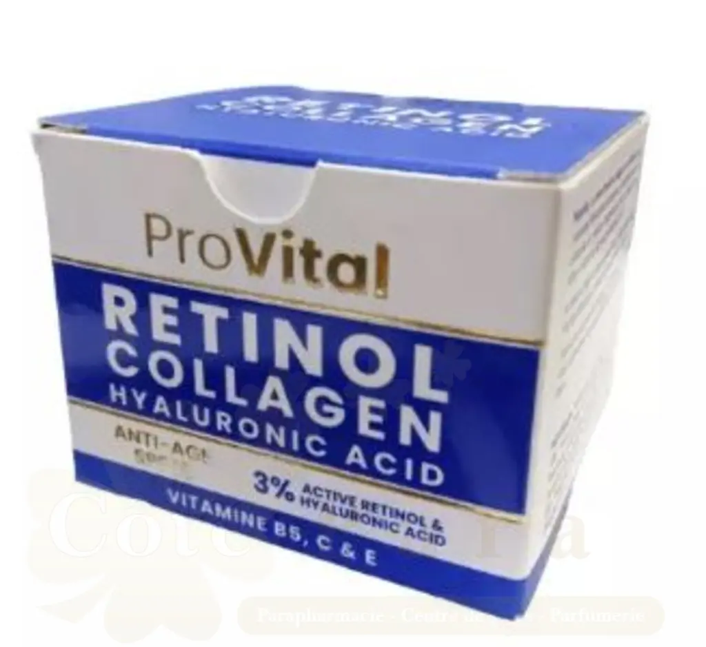 PRO VITAL CREME RETINOL COLLAGENE HYALURONIC ACID 50ML