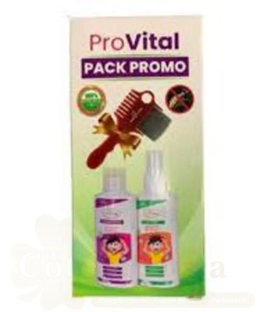 PRO VITAL PACK ANTI POUX + PEIGNE AUTHENTIQUE