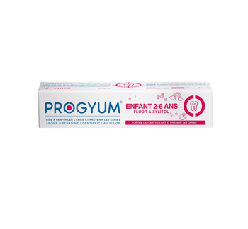 PROGYUM DENTIFRICE ENFANT 2-6 ANS 75ML