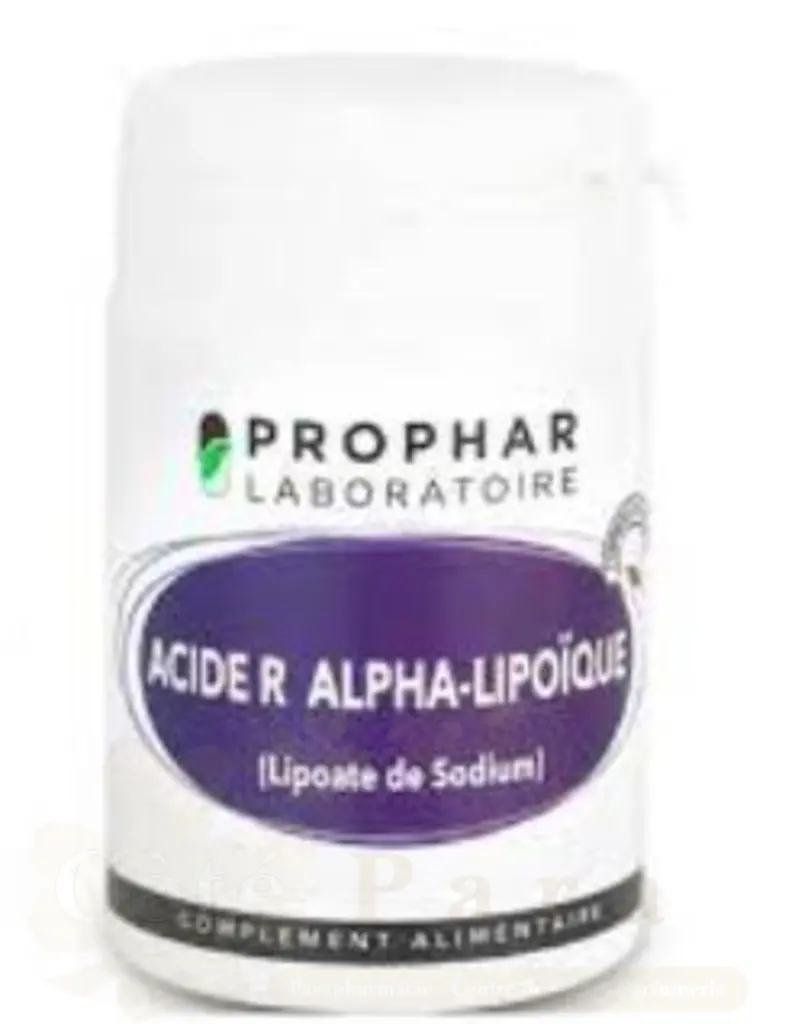 PROPHAR ACIDE R ALPHA LIPOIQUE 30GELULES