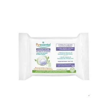 PURESSENTIEL HYGIENE INTIME LINGETTES *25 UNITES