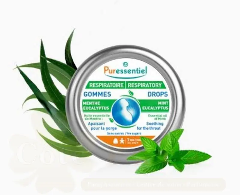 PURESSENTIEL RESPIR GOMMES ADOUCISSANTES 45GR