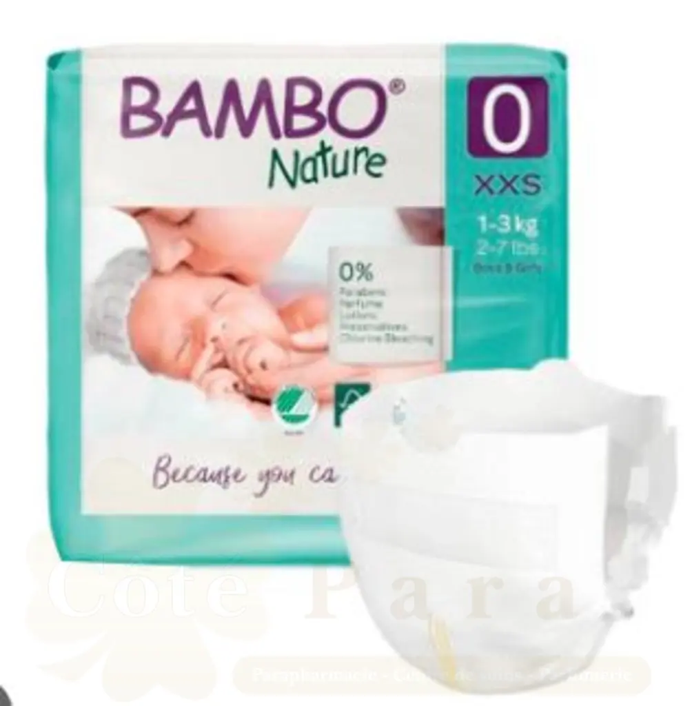 BAMBO NATURE TAILLE ZERO