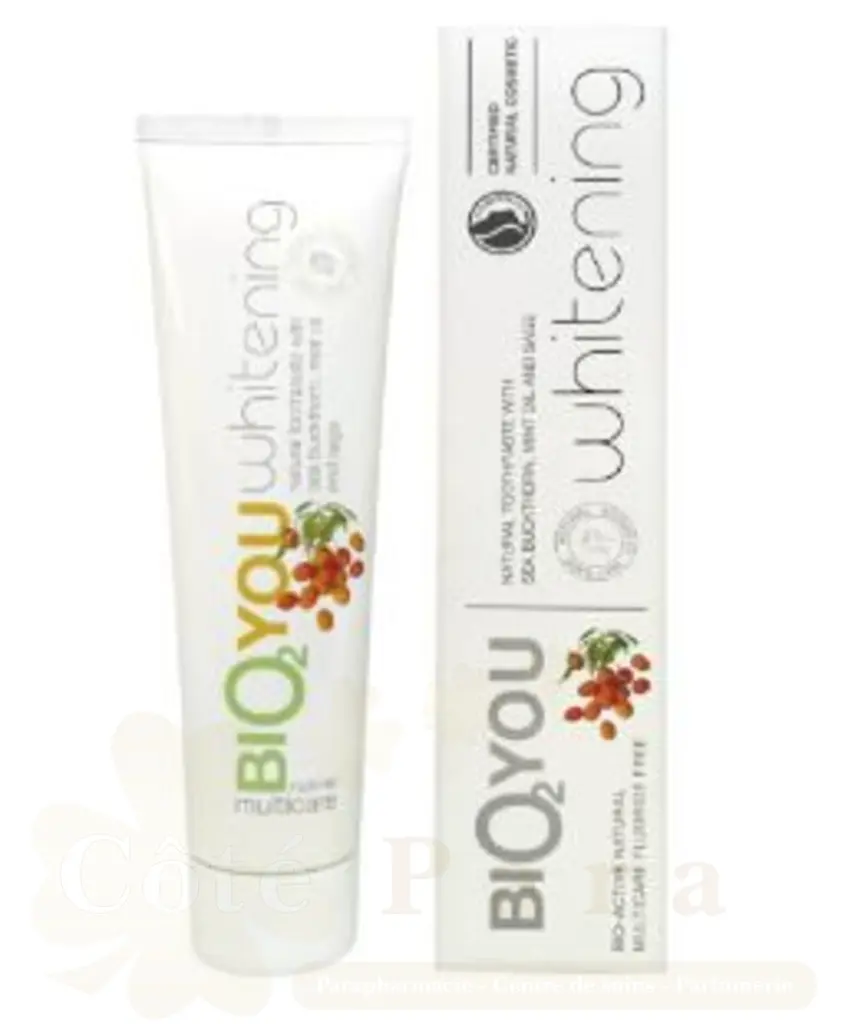BIO2YOU DENTIFRICE BLANCHEUR A L’HUILE DE MENTHE 100ML