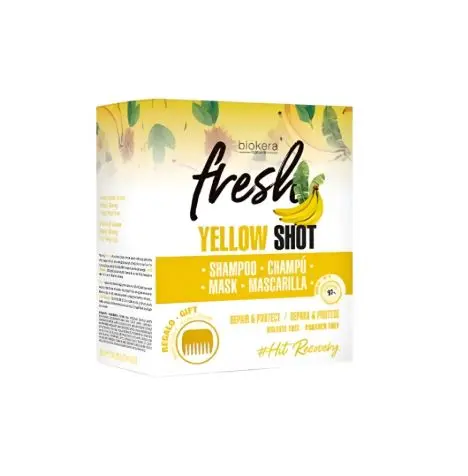 BIOKERA PACK FRESH YELLOW SHOT SHAMPOOING+MASQUE