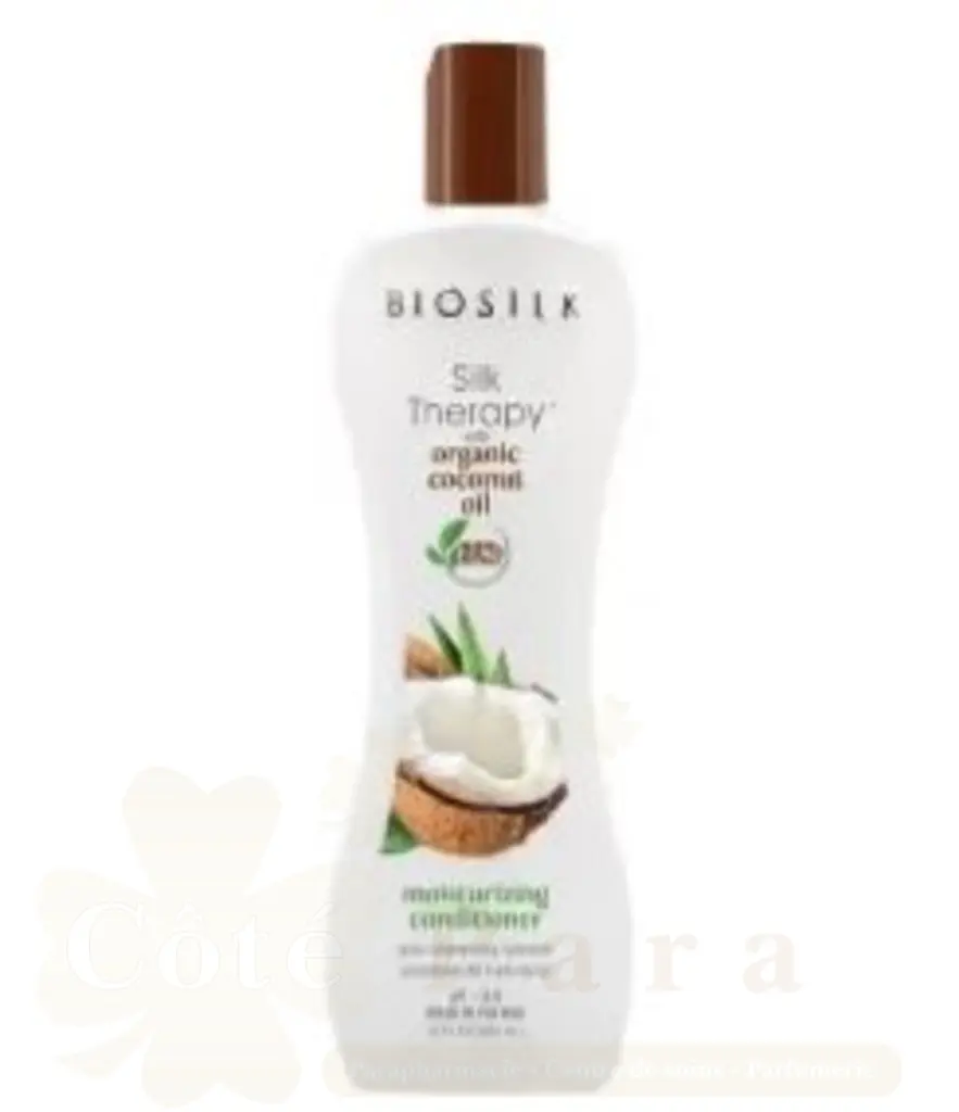 BIOSILK SILK THERAPY ORGANIC COCONUT OIL CONDITIONER 355ML