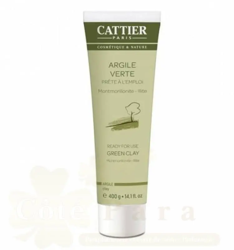 CATTIER ARGILE VERTE TUBE 400GR