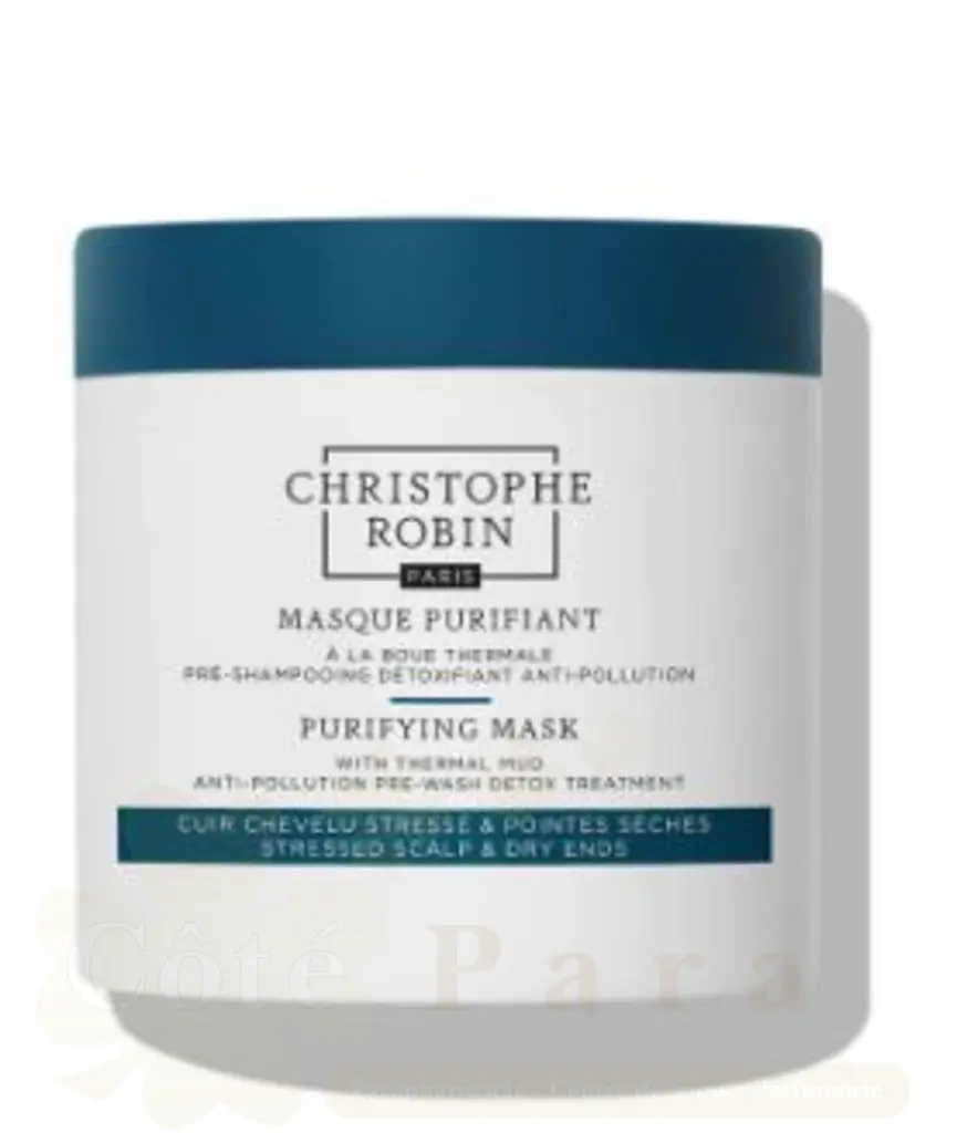 CHRISTOPHE ROBIN MASQUE PURIFIANT A LA BOUE THERMALE 250ML
