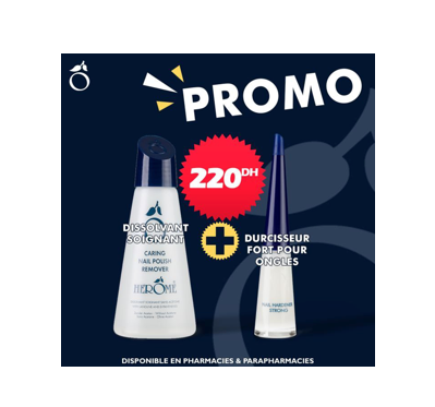 HEROME DURCISSEUR FORT + DISSOLVANT PACK