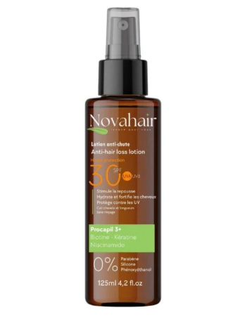 NOVAHAIR LOTION ANTI CHUTE SPF30 125ML NEW